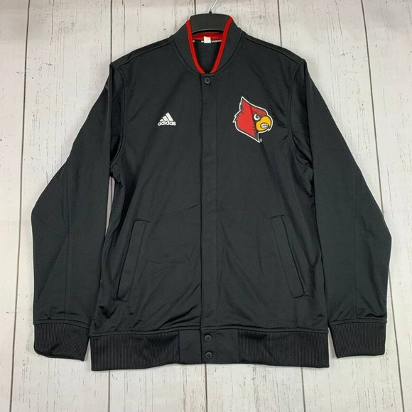 St. Louis Cardinals‎ NFL Large Adidas Varsity Jacket Black New Mens - Picture 1 of 7